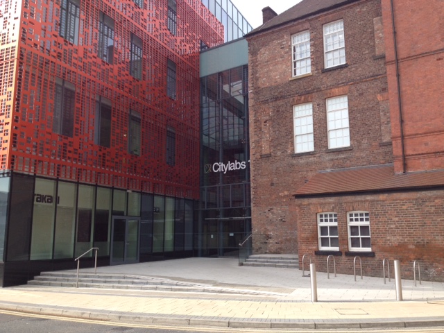 View of CityLabs entrance